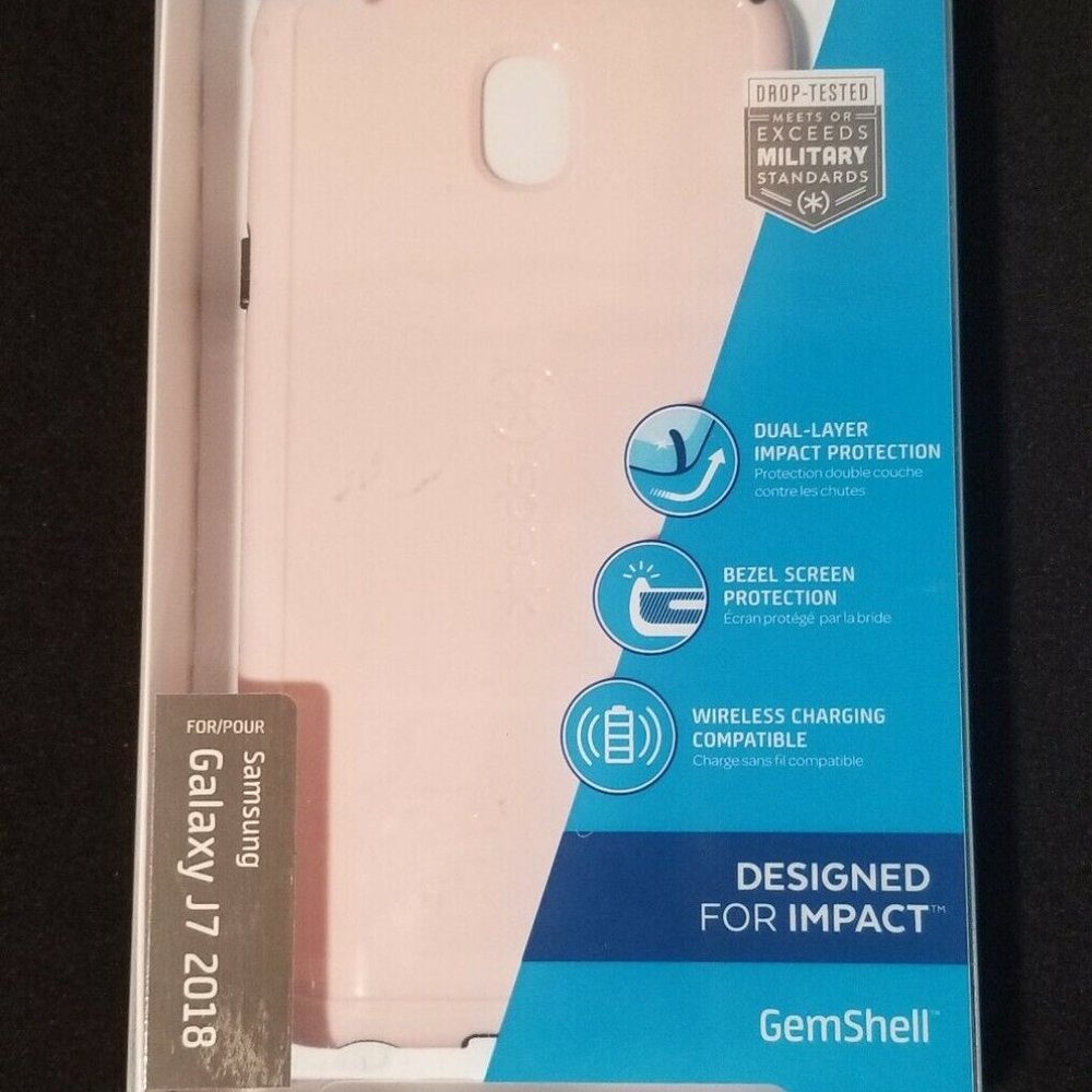 Speck Pink Gem Shell Phone Case for Samsung Galaxy J7 2018 - NEW